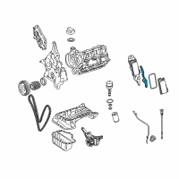 OEM 2008 Dodge Sprinter 2500 Gasket-Oil Filter Adapter Diagram - 68013928AA