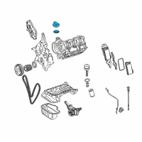 OEM 2007 Dodge Sprinter 3500 Cap-Oil Filler Diagram - 68047194AB