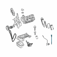 OEM 2008 Dodge Sprinter 3500 Indicator-Engine Oil Level Diagram - 68013866AA