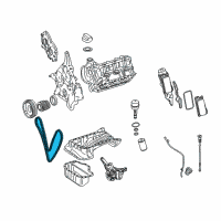 OEM Dodge Sprinter 3500 Chain-Timing Diagram - 68013908AA