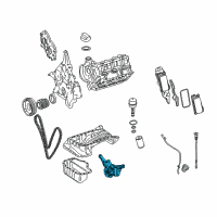 OEM 2008 Dodge Sprinter 2500 Pump-Engine Oil Diagram - 68040893AA