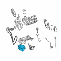 OEM Dodge Sprinter 2500 Pan-Oil Diagram - 68013881AA