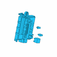 OEM 2021 Cadillac XT5 Fuse & Relay Box Diagram - 84721427