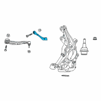 OEM 2021 Ford Explorer Rear Lower Control Arm Diagram - LB5Z-3078-B