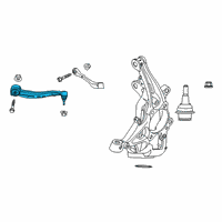 OEM 2022 Ford Explorer Front Lower Control Arm Diagram - LB5Z-3083-B