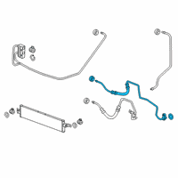 OEM Cadillac Oil Outlet Tube Diagram - 84389088