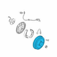 OEM Pontiac G3 Drum Diagram - 96470999