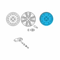 OEM 1996 Toyota Corolla Wheel Diagram - 42611-1A020