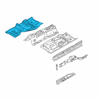 OEM 2005 Infiniti G35 Floor-Front, RH Diagram - 74320-AM630