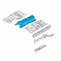 OEM 2003 Infiniti G35 Floor Front, Center Diagram - 74310-AC530