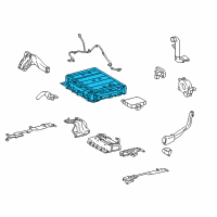 OEM 2012 Toyota Prius Plug-In Battery Assembly Diagram - G9510-47091