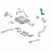 OEM 2014 Toyota Prius Plug-In Vent Hose Diagram - G9290-47020