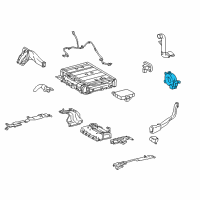 OEM 2015 Toyota Prius Plug-In Blower Diagram - G9230-47010