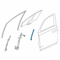 OEM Acura TLX Sash, Right Front Dr Center Diagram - 72231-TZ3-A01