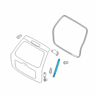 OEM Kia Lifter Assembly-Tail Gate Diagram - 817701F010