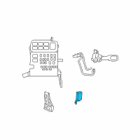 OEM 2005 Lexus RX330 Computer Assy, Cruise Control Diagram - 88240-48091