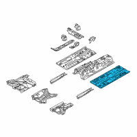 OEM Scion iA Front Floor Pan Diagram - 58112-WB001