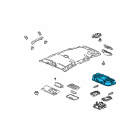 OEM 2008 Honda Civic Base (Clear Gray) Diagram - 34404-SNA-A21ZD