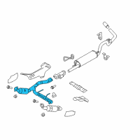 OEM 2010 Ford F-150 Catalytic Converter Diagram - AL3Z-5E212-G