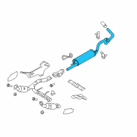 OEM 2010 Ford F-150 Muffler Diagram - AL3Z-5230-H