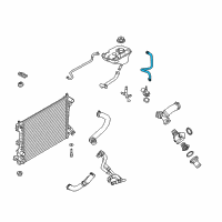 OEM 2012 Ford Mustang Overflow Hose Diagram - CR3Z-8C362-C