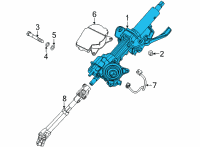 OEM 2022 Hyundai Tucson COLUMN & HOUSING ASSY Diagram - 56390-N9000