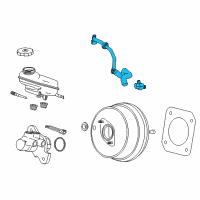 OEM 2017 Cadillac CTS Vacuum Hose Diagram - 23344589