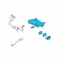 OEM Cadillac CTS Vapor Canister Diagram - 15214440