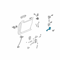 OEM Mercury Mountaineer Door Check Diagram - 4L2Z-7823552-AA