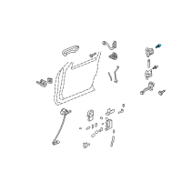 OEM Ford Explorer Upper Hinge Bolt Diagram - -N811793-S437M