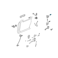 OEM 2007 Ford Explorer Upper Hinge Bolt Diagram - -N811793-S437M