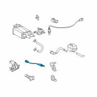 OEM 2017 Toyota Avalon Lower Oxygen Sensor Diagram - 89465-06250