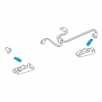 OEM 2001 Toyota Corolla Bulb Diagram - 90080-81066