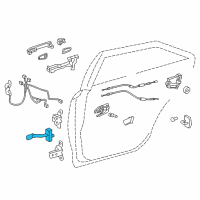 OEM 2018 Toyota Avalon Door Check Diagram - 68630-07020