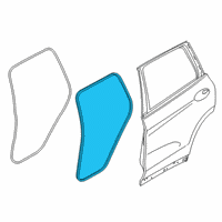 OEM 2020 BMW X4 Edge Protection, Door, Rear Diagram - 51-72-7-468-929