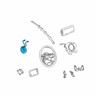 OEM 2002 Jeep Liberty Air Bag Clock Spring Diagram - 56010688AA