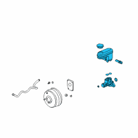 OEM Saturn Cylinder Asm, Brake Master Diagram - 15892507