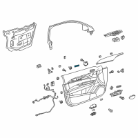 OEM 2013 Cadillac ATS Switch, Driver Seat Adjuster Memory Diagram - 20940435