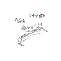 OEM Honda Fit Knob, Change Lever Diagram - 54102-SLN-013