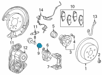 OEM 2021 Toyota Corolla Dust Seal Diagram - 47875-33270