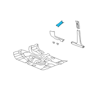 OEM 2008 Dodge Nitro Molding-A Pillar Diagram - 5KH84DW1AH