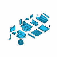 OEM 2014 Hyundai Equus Blower Unit Diagram - 97100-3N940
