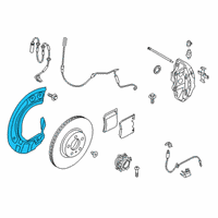 OEM Toyota GR Supra Splash Shield Diagram - 47781-WAA02