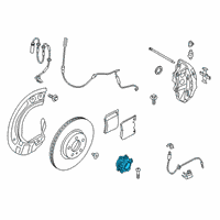 OEM 2022 Toyota GR Supra Hub Assembly Diagram - 43550-WAA02