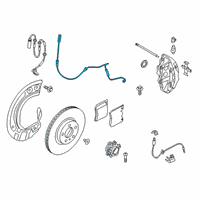 OEM 2021 Toyota GR Supra Wear Sensor Diagram - 47770-WAA01