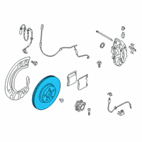 OEM Toyota GR Supra Rotor Diagram - 43512-WAA02