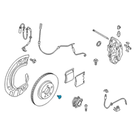 OEM Toyota Rotor Bolt Diagram - 90118-WA619