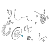 OEM 2022 Toyota GR Supra Rotor Bolt Diagram - 90118-WA619