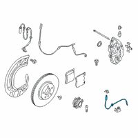 OEM 2020 Toyota GR Supra Brake Hose Diagram - 90118-WA635