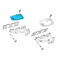 OEM 2016 Ford Mustang Heat Shield Diagram - BR3Z-9A462-A